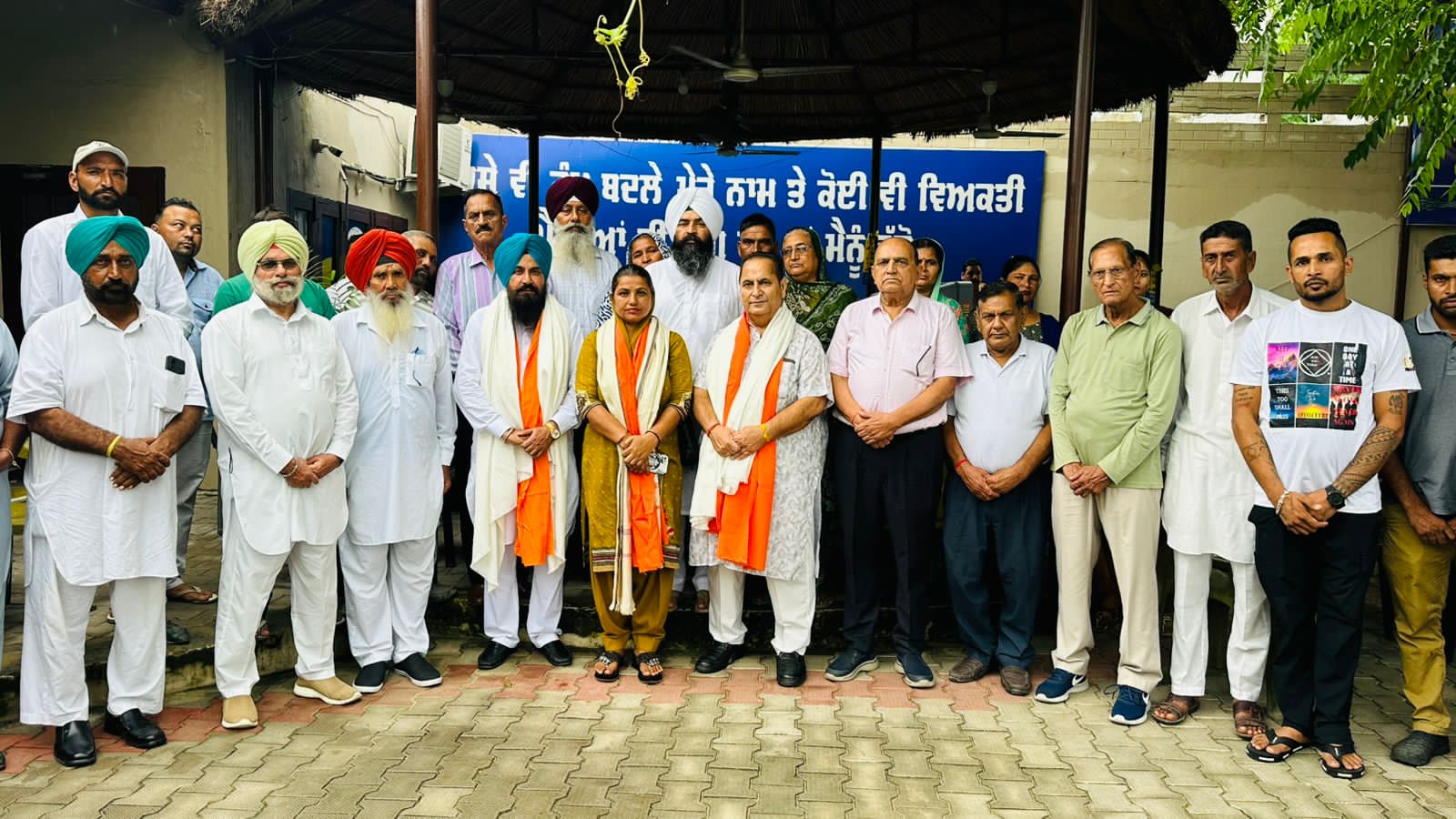 The constituency coordinators of various wings were honored at the MLA office.
